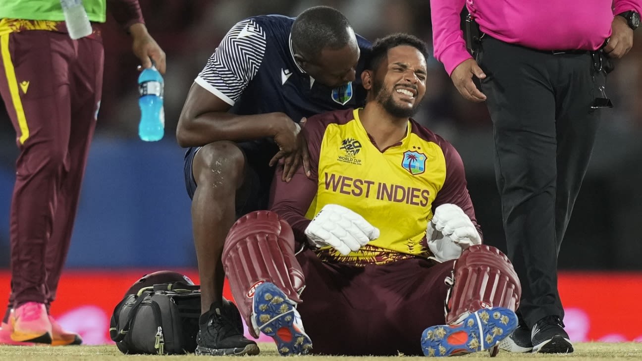 Brandon King Doubtful for Rest of T20 World Cup with Side Strain