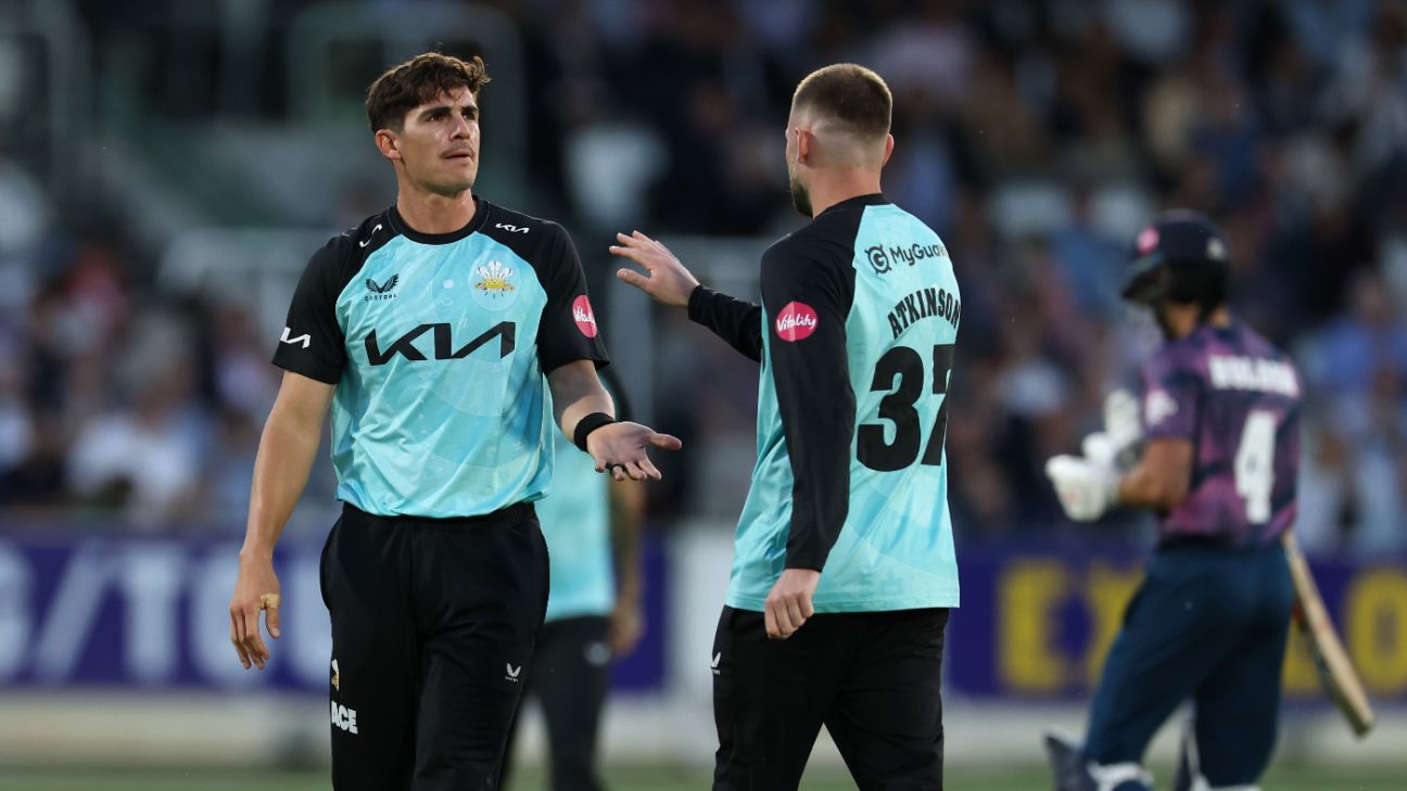 Surrey Crush Middlesex to Reclaim Top Spot in Vitality Blast South Group