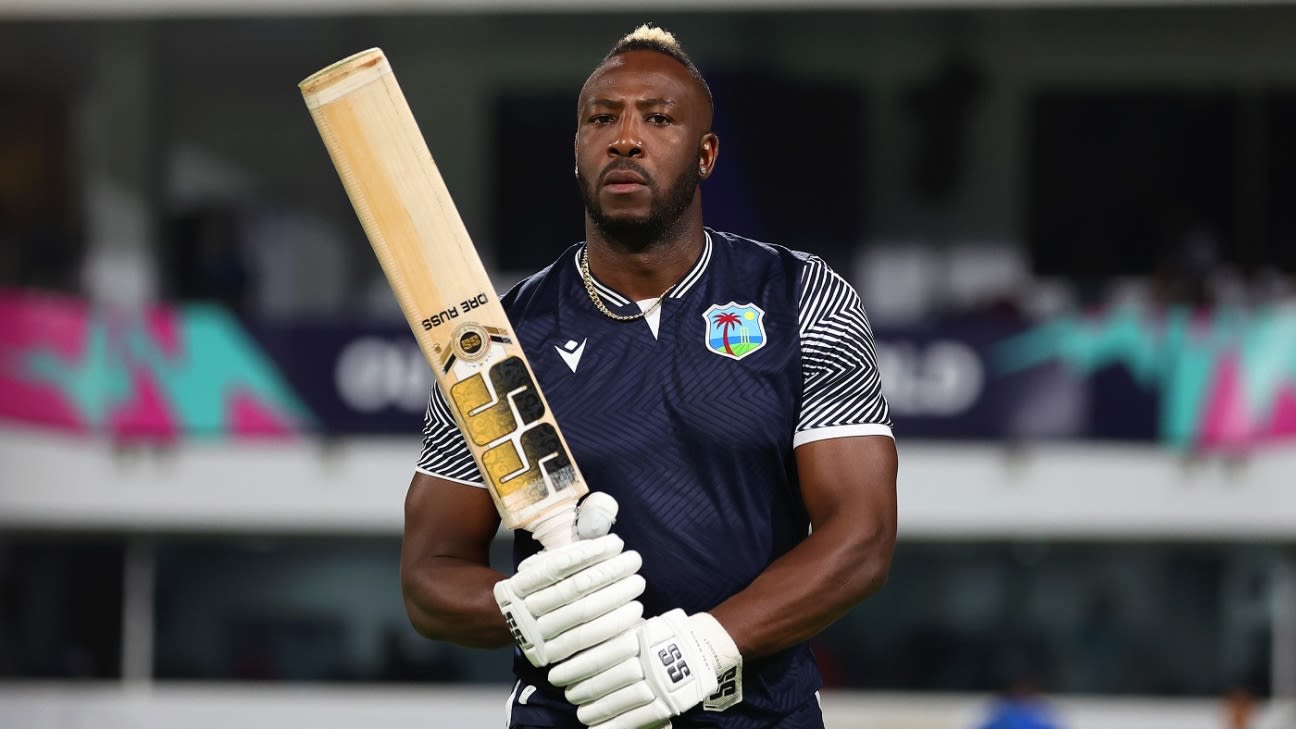 Andre Russell Rests for West Indies T20Is Against South Africa