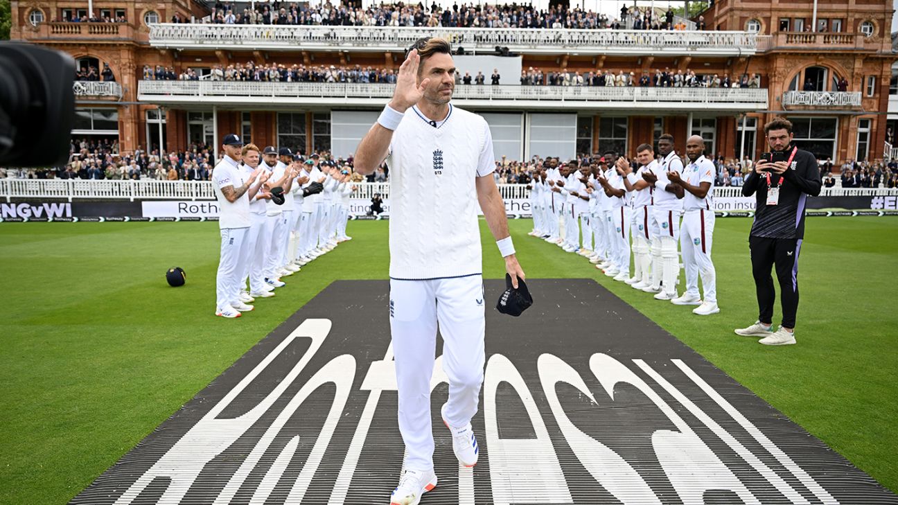 James Anderson Bows Out of Test Cricket with Emotional Farewell at Lord's