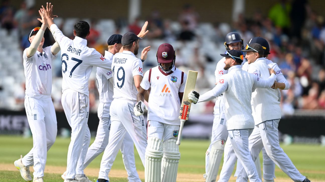 West Indies' Resilience Tested as England Seek Series Sweep