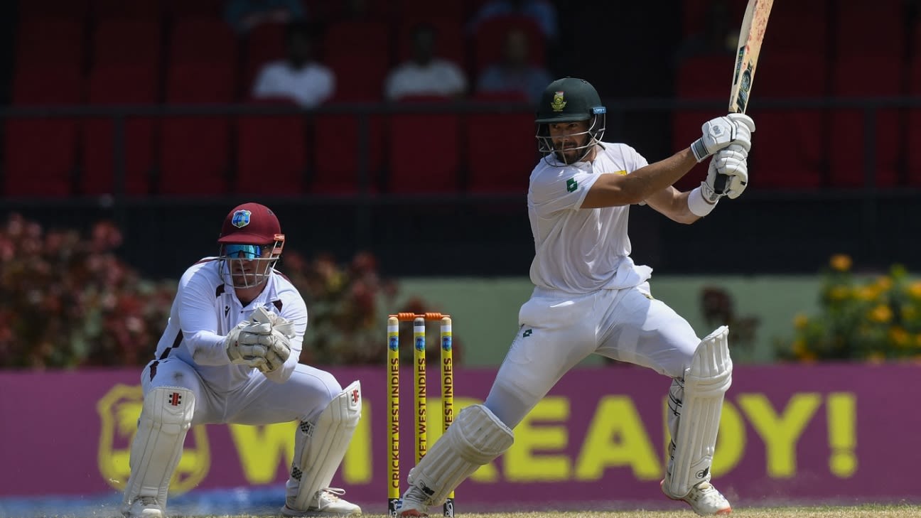 South Africa Extend Lead to 239 Runs in Guyana Test