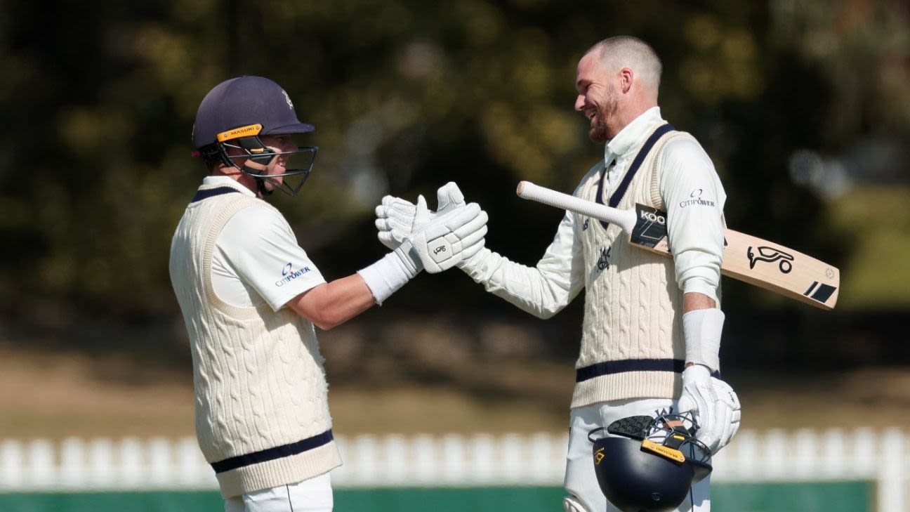 Harris and Handscomb Shine with Twin Centuries for Victoria