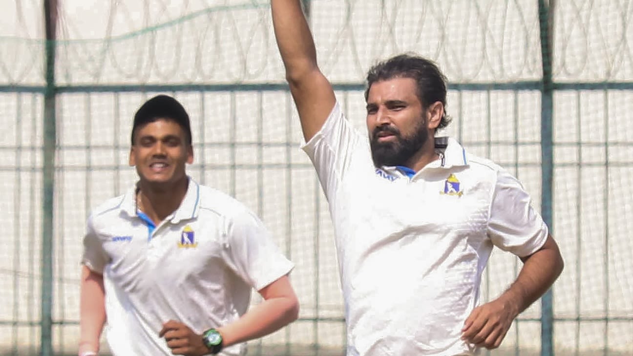 Mohammed Shami Returns with a Bang, Takes Four Wickets in Ranji Trophy Comeback