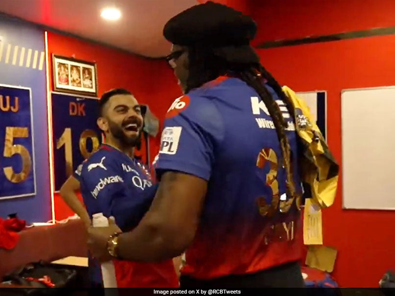 Kohli Brags of Six-Hitting Prowess to Gayle in Heartwarming Reunion