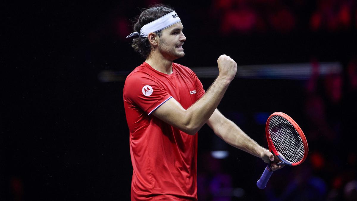 Fritz and Shelton Level Laver Cup After Doubles Triumph