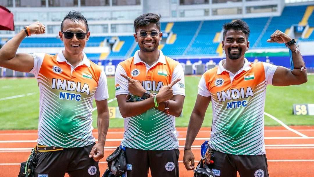 Indian Men's Archery Team Stuns Korea to Win World Cup Gold