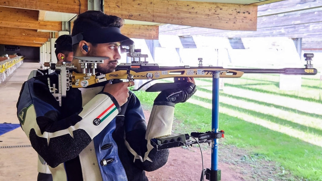 Swapnil Kusale, India's First Shooter in 50m Rifle Three Positions Final, Draws Inspiration from M.S. Dhoni