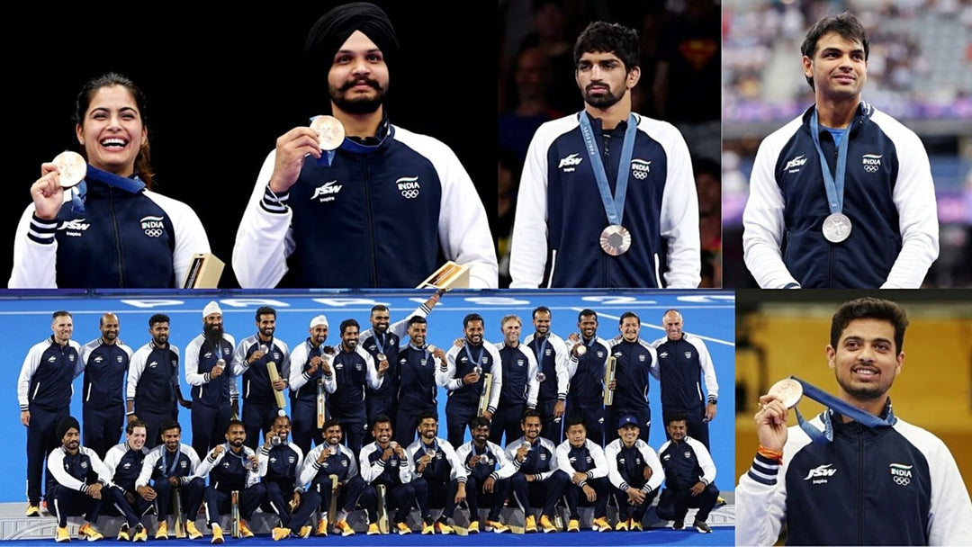 India Bags Six Medals at Paris Olympics 2024, One Short of Tokyo Haul