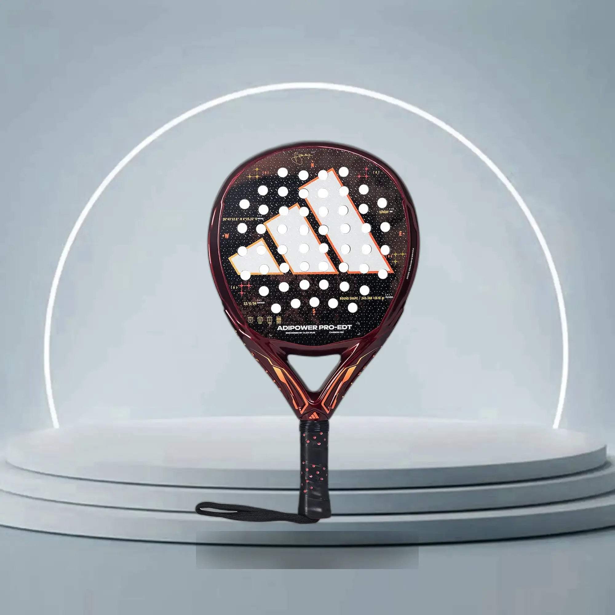 Adidas Adipower CTRL MTW Pro EDT 2025 Padel Racquet - Strategic View on Clean Background
