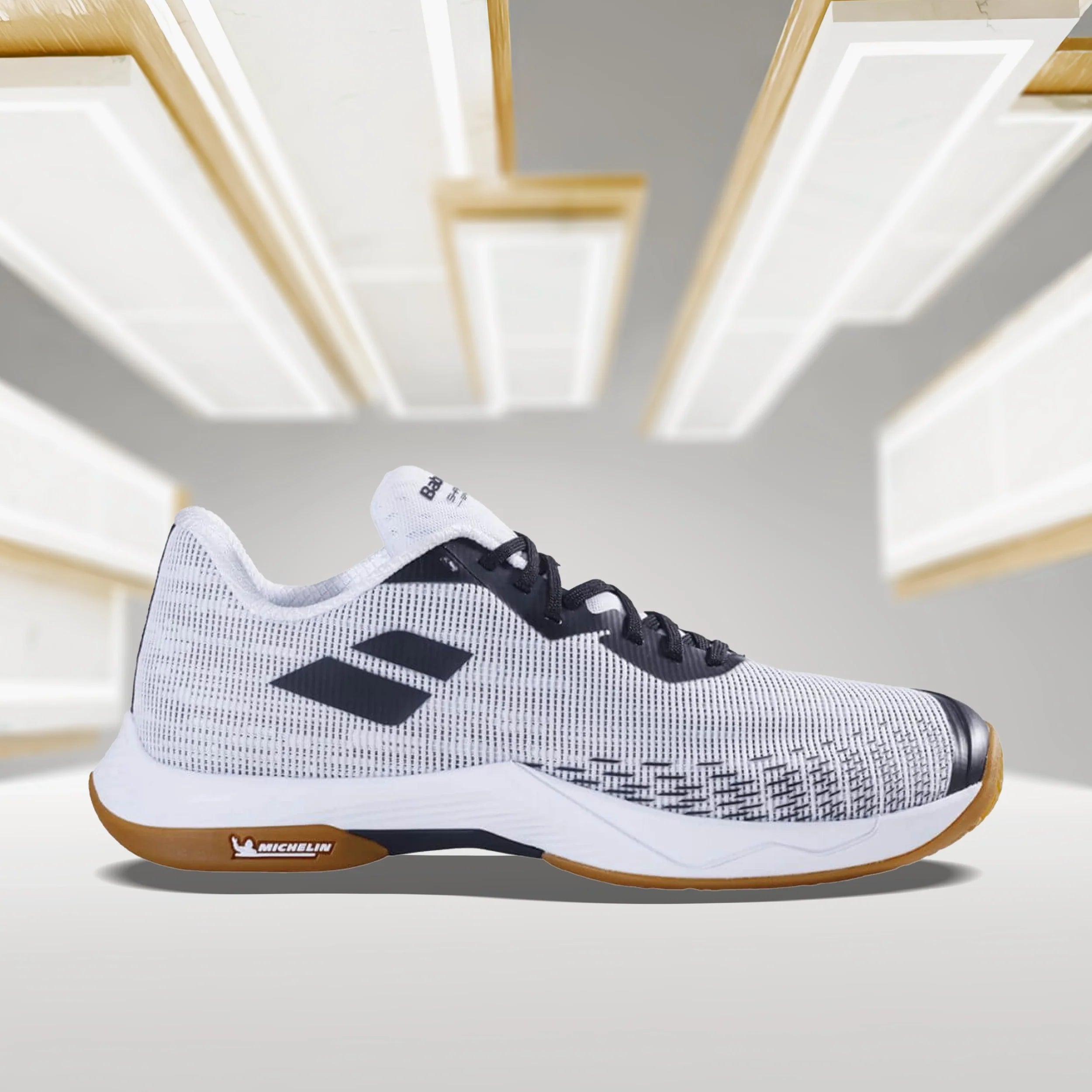 Babolat Shadow Spirit 2 Men's Badminton Shoes - White/Black