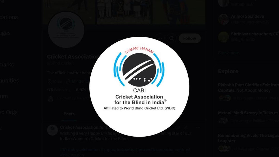 Indian Blind Cricket Team Denied Permission to Participate in T20 World Cup in Pakistan