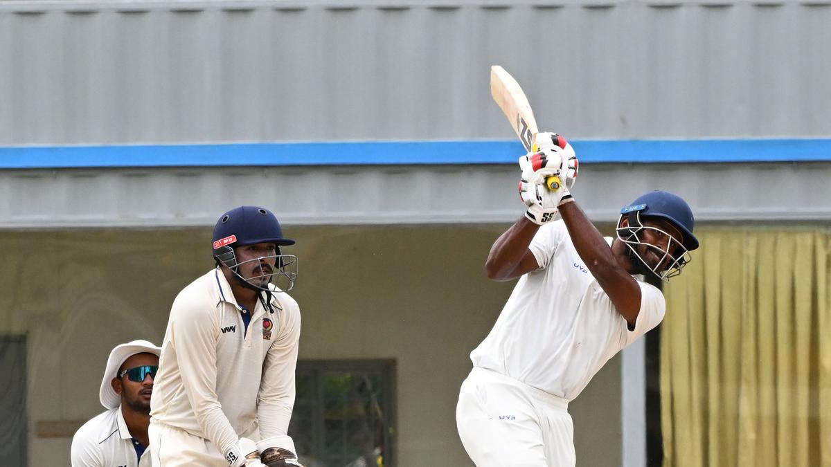 Hyderabad Batters Shine on Opening Day of Buchi Babu Final