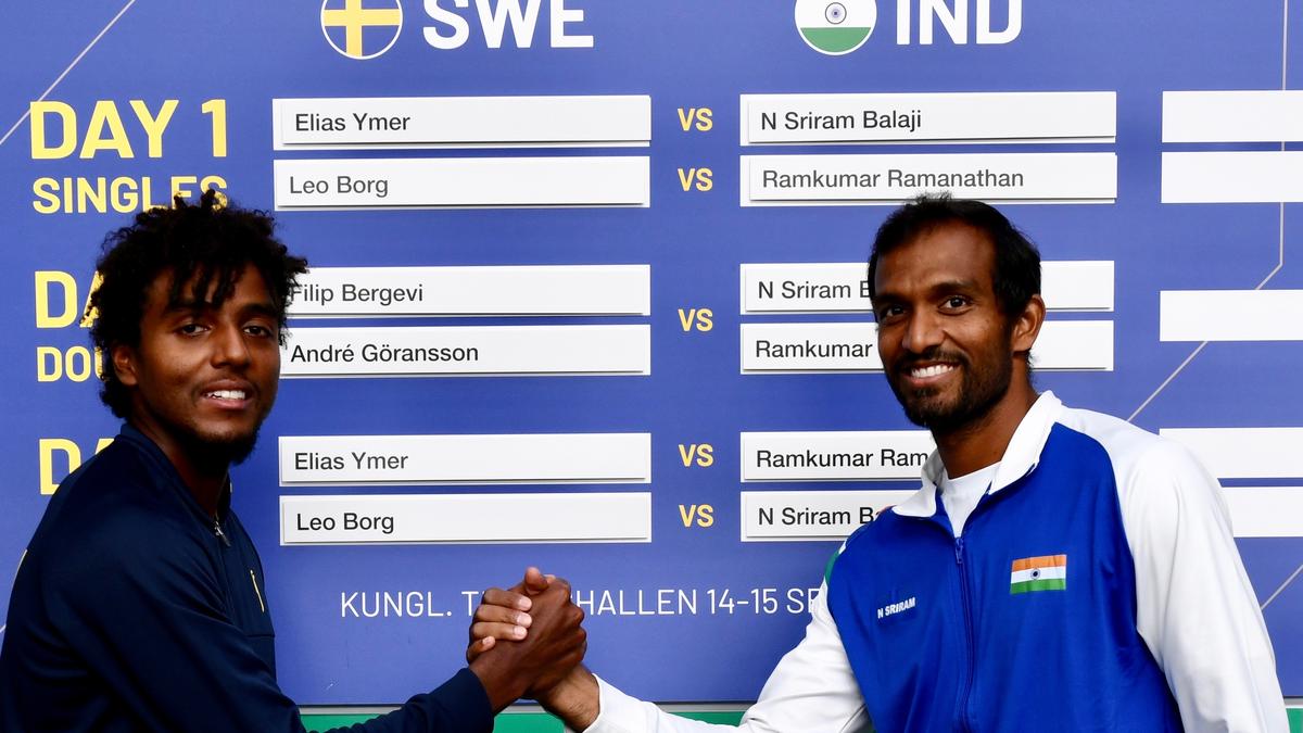 India to Open Davis Cup Campaign Against Sweden on Saturday