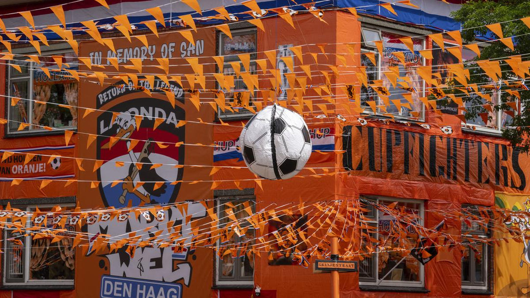 Dutch Street Transforms into Orange Oasis for Euro 2024