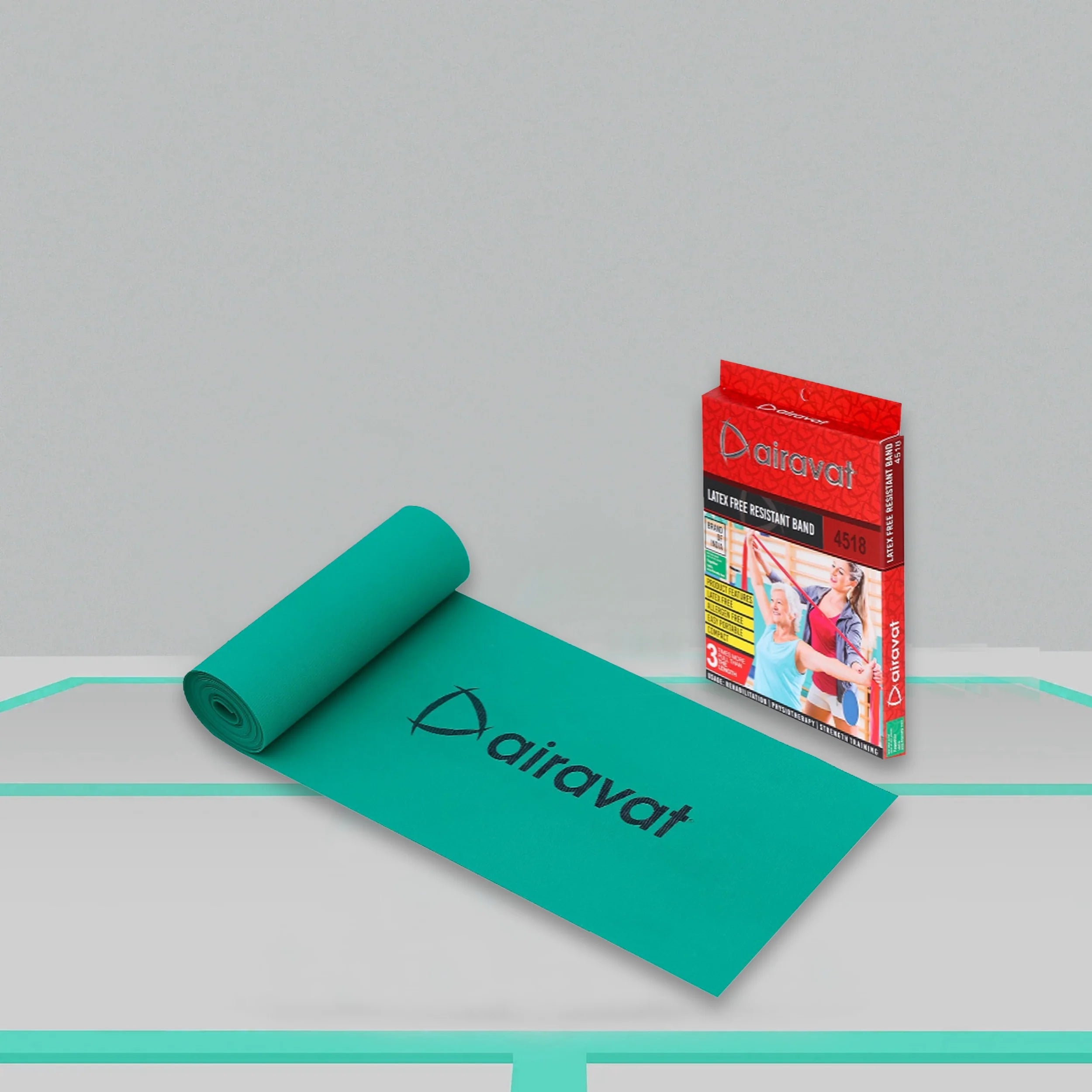 A calming wellness journal entry about the AIRAVAT LATEX FREE RESISTANCE BAND 4518 for recovery routines.