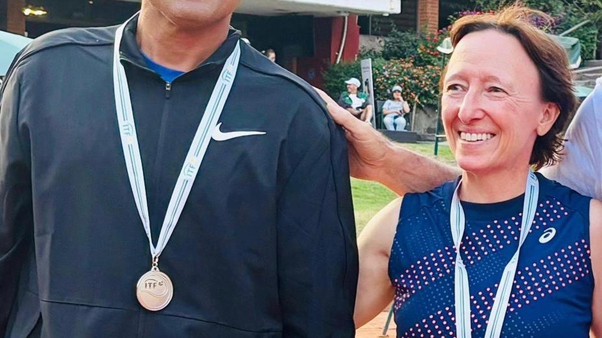 Nitten Kirrtane Shines with Mixed Doubles Silver, Men's Doubles Bronze at ITF Masters World Championship