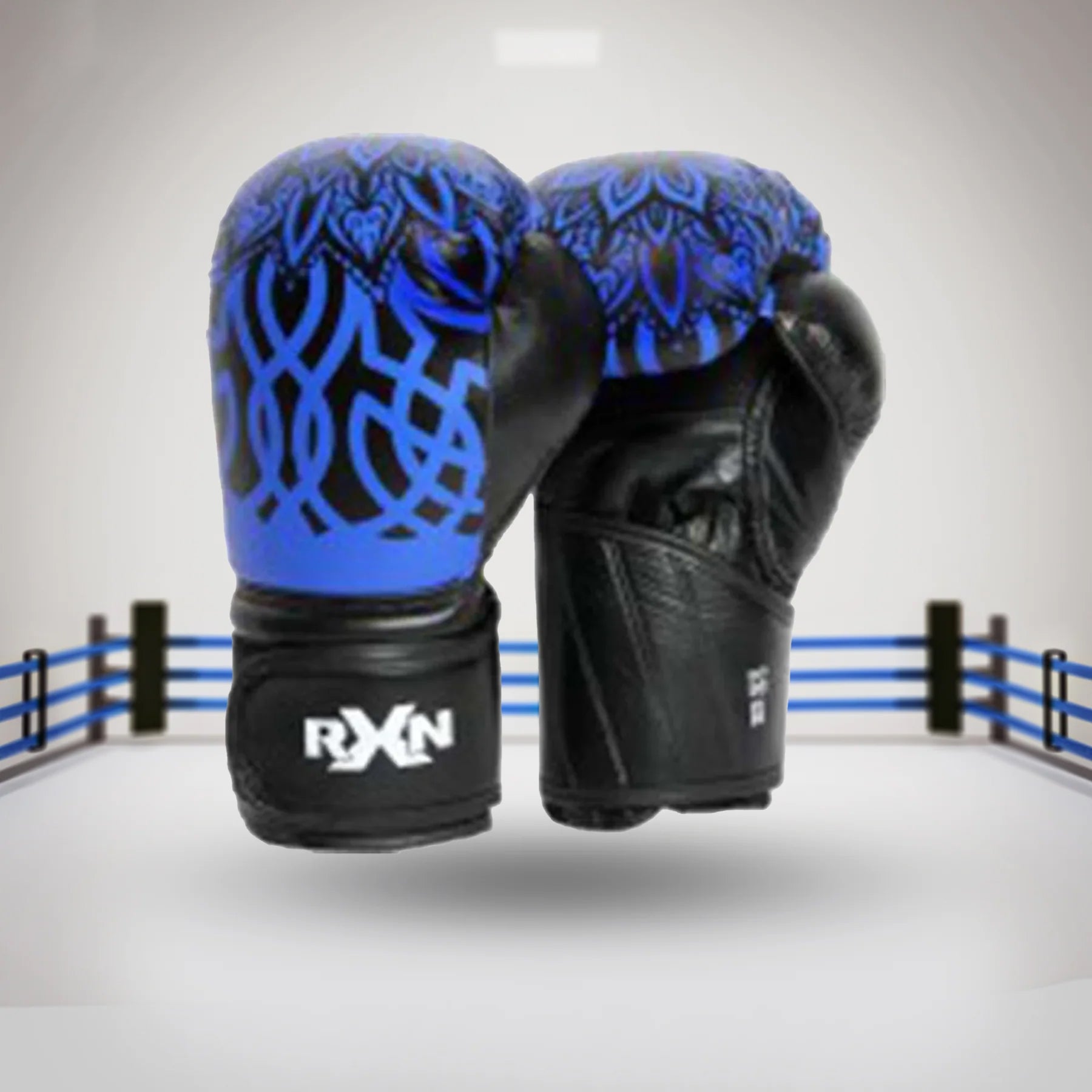 RXN Storm Sparring Boxing Gloves in blue, designed for optimal protection and performance.