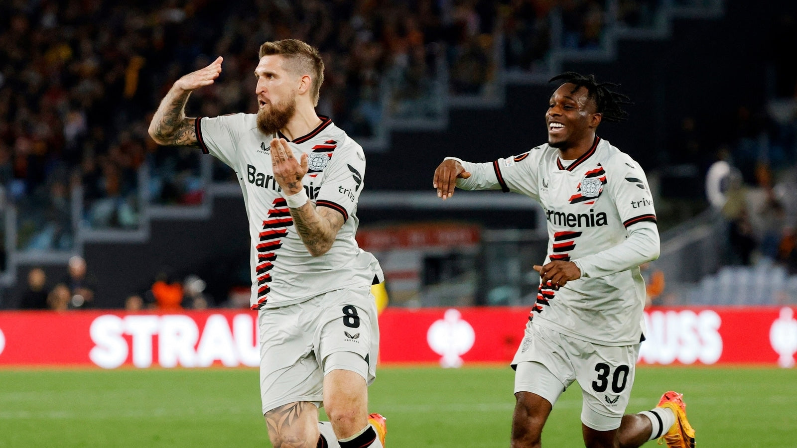 Bayer Leverkusen Extends Unbeaten Streak to 47 with Roma Victory