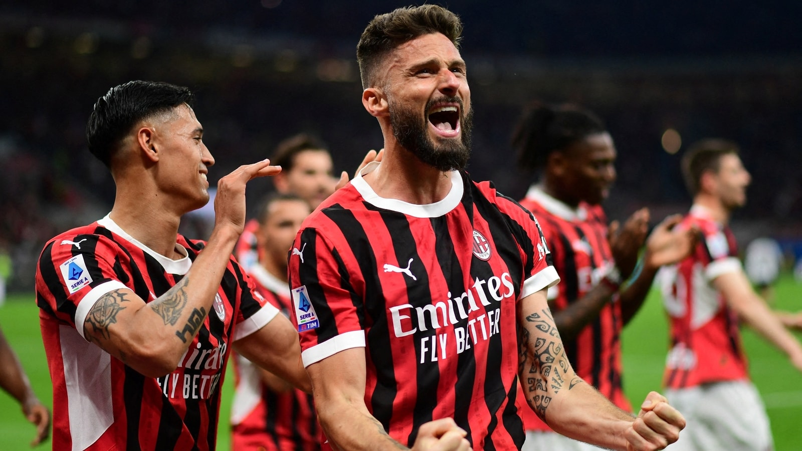 Giroud and Pioli Bid Farewell to AC Milan in Emotional Season Finale