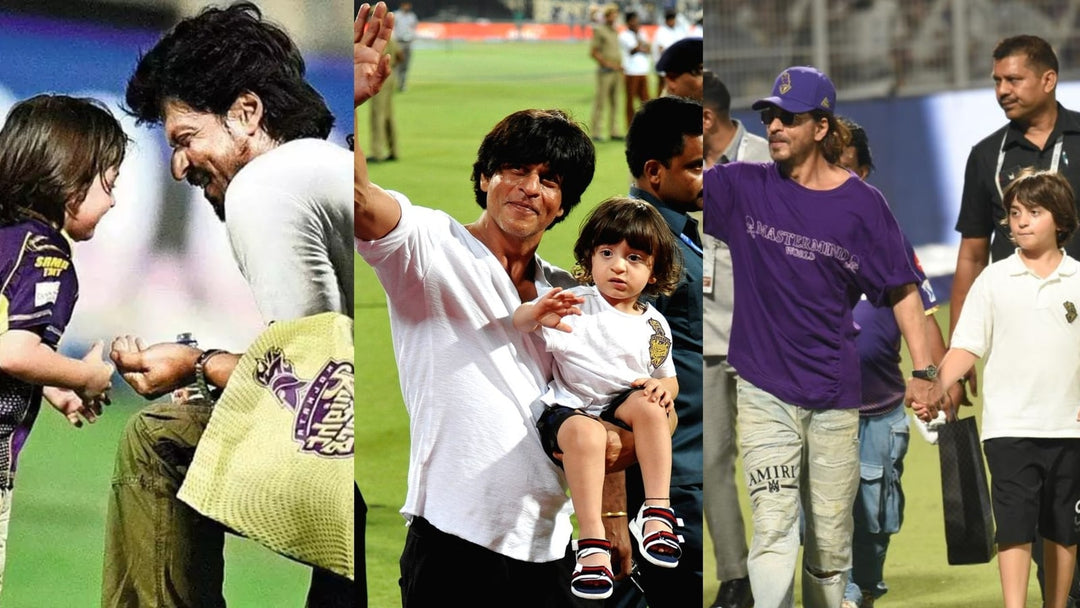 Shah Rukh Khan and AbRam's Adorable Moments at IPL Matches