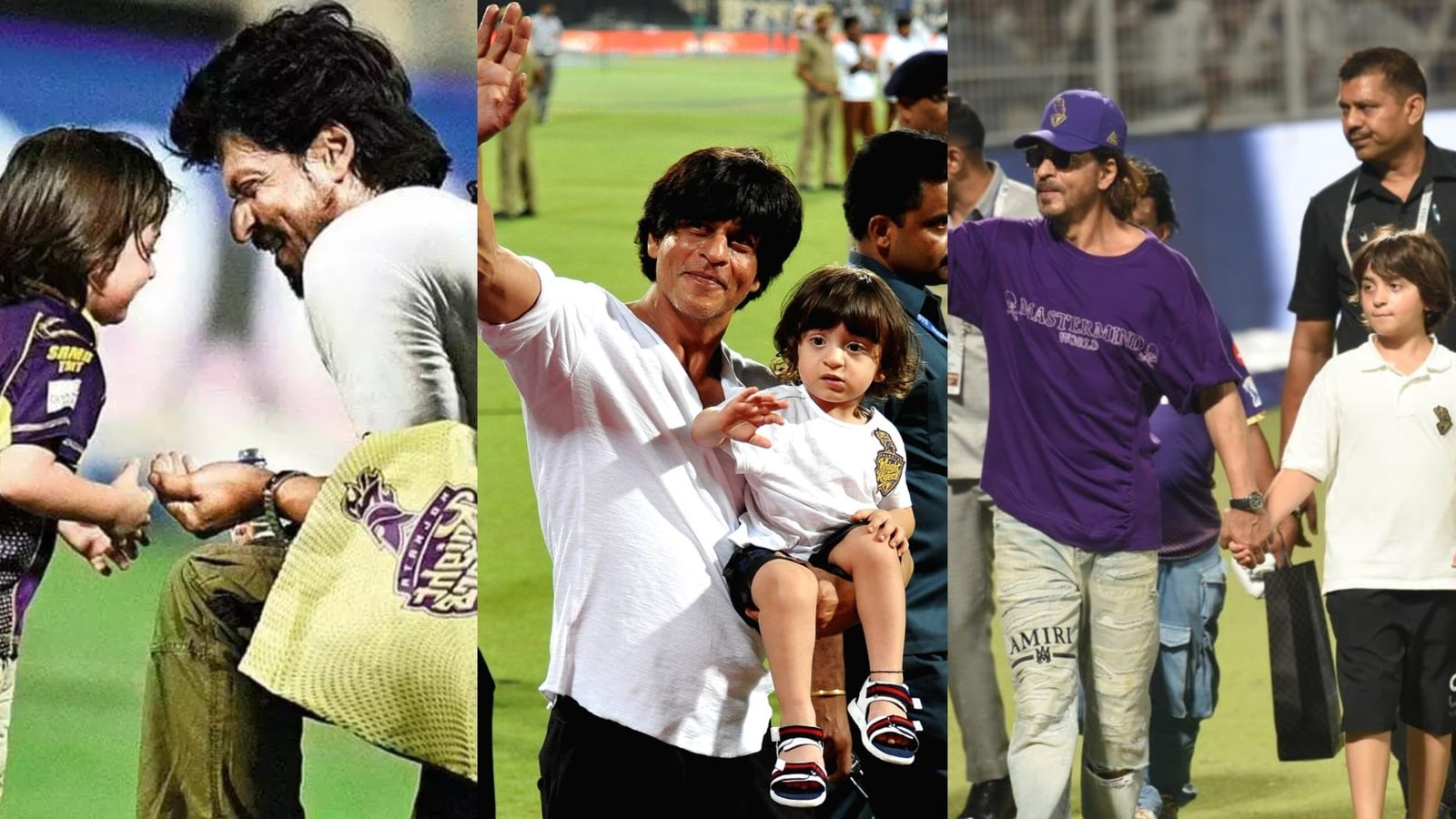 Shah Rukh Khan and AbRam's Adorable Moments at IPL Matches