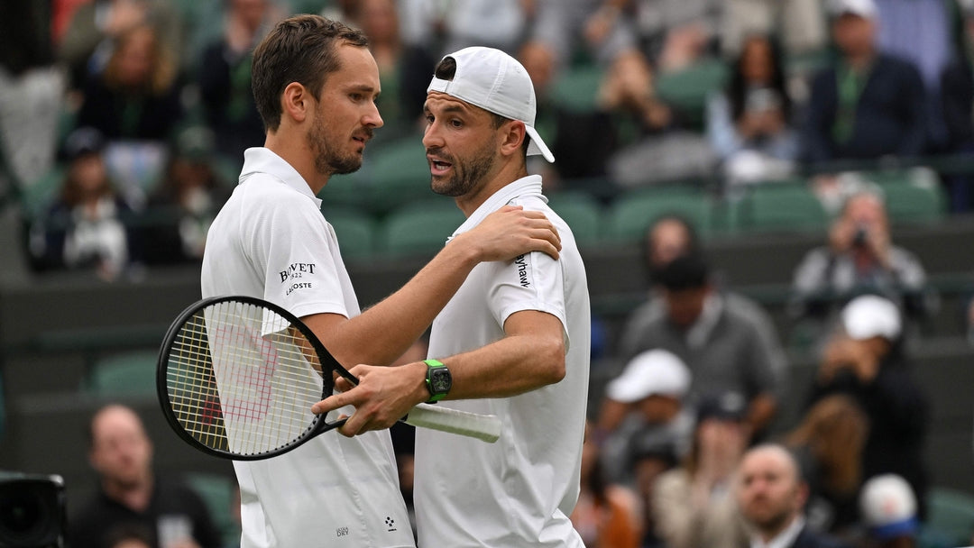 Dimitrov Retires Injured, Medvedev Advances to Wimbledon Quarterfinals