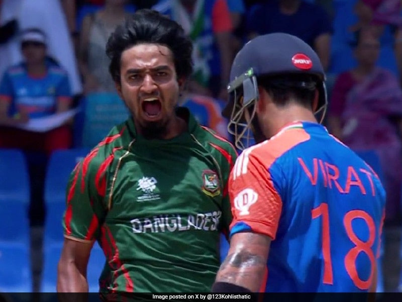 Tanzim Hasan Sakib's Fiery Send-Off to Virat Kohli Sparks Social Media Buzz