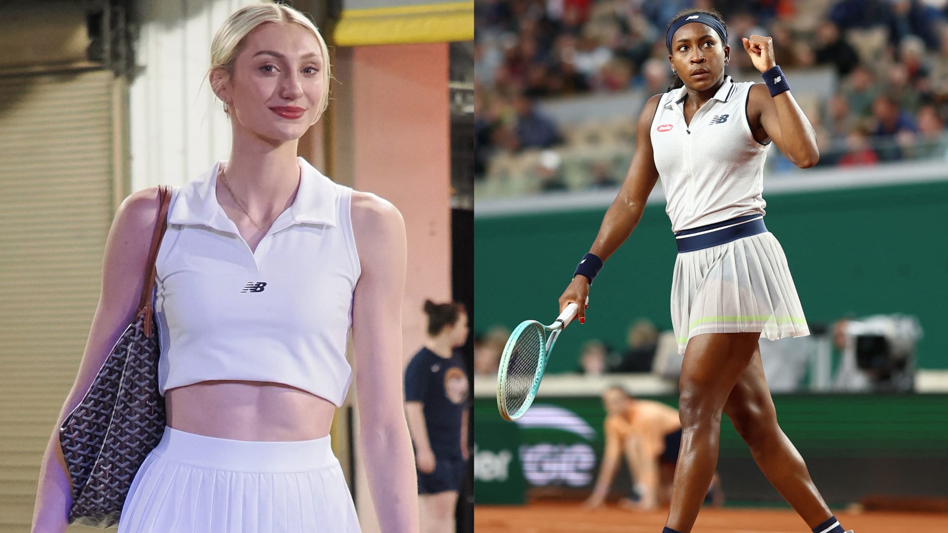 WNBA Rookie Brink Emulates Coco Gauff's Tennis Fashion