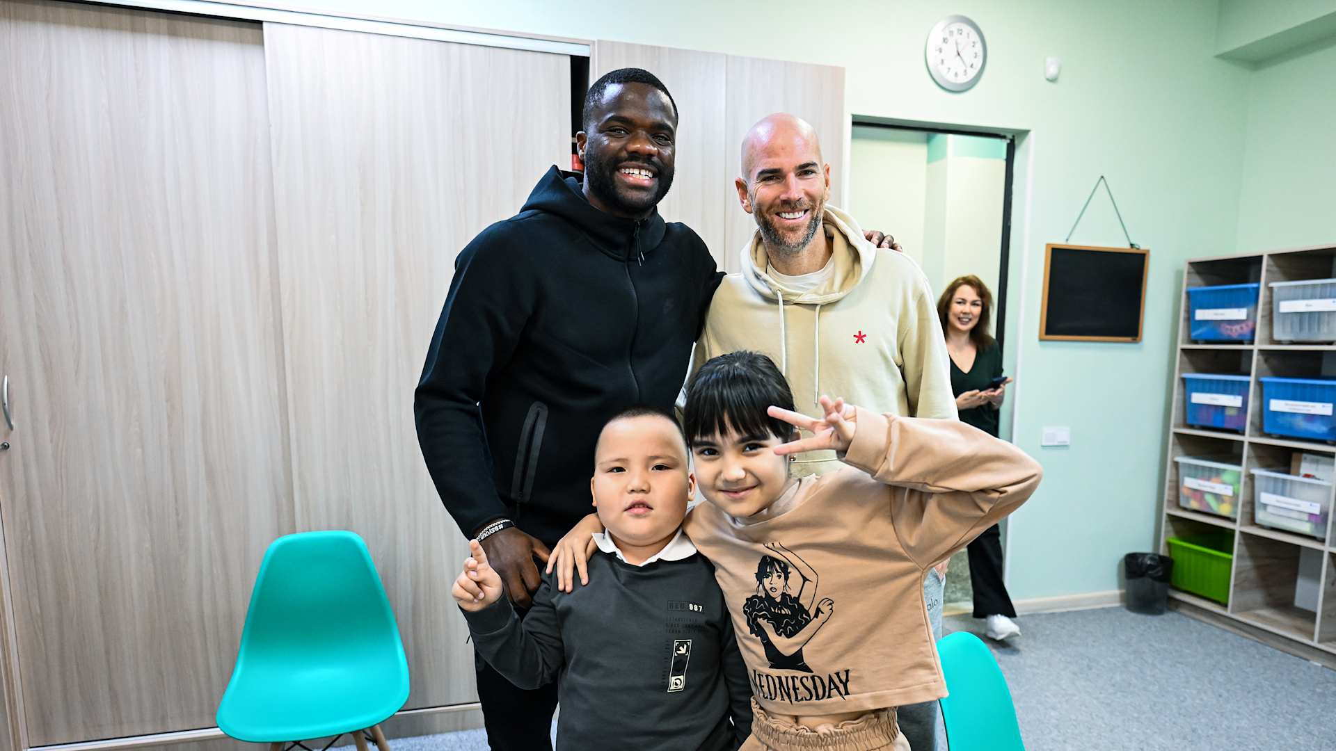 Tennis Stars Tiafoe and Mannarino Spread Joy at Autism Center in Almaty