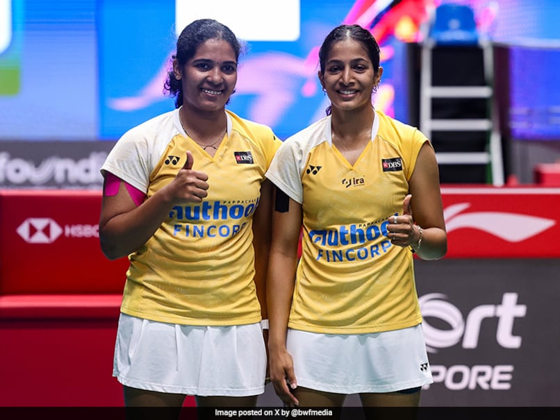 Indian Badminton Duo Treesa Jolly and Gayatri Gopichand Bow Out of Singapore Open Semifinals