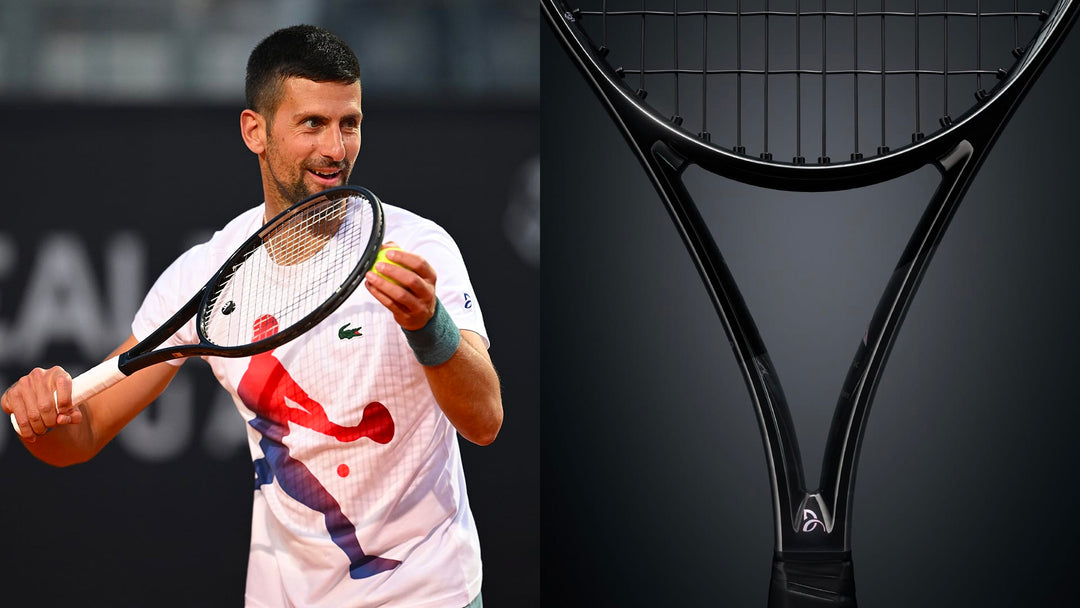 Novak Djokovic Unveils Exclusive All-Black "Legend" Racquet