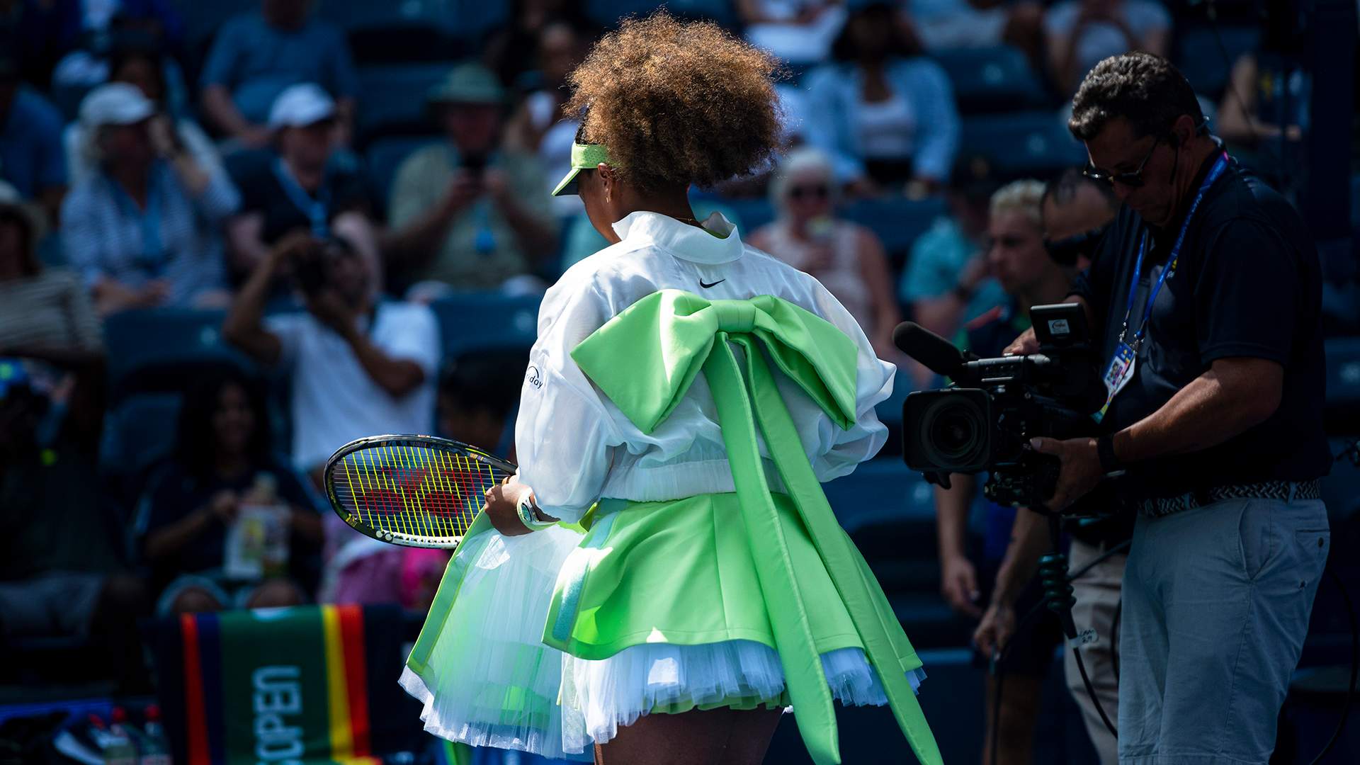 Naomi Osaka's "Lolita Goth" Outfit Stuns at US Open Return