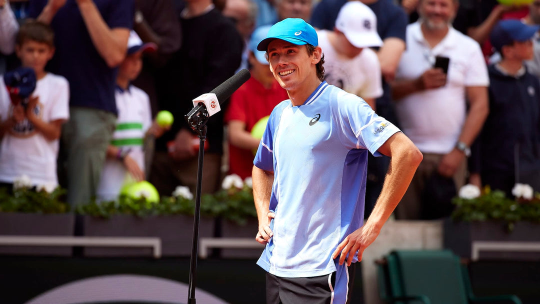 De Minaur Breaks Grand Slam Barrier with Help from Super-Fan