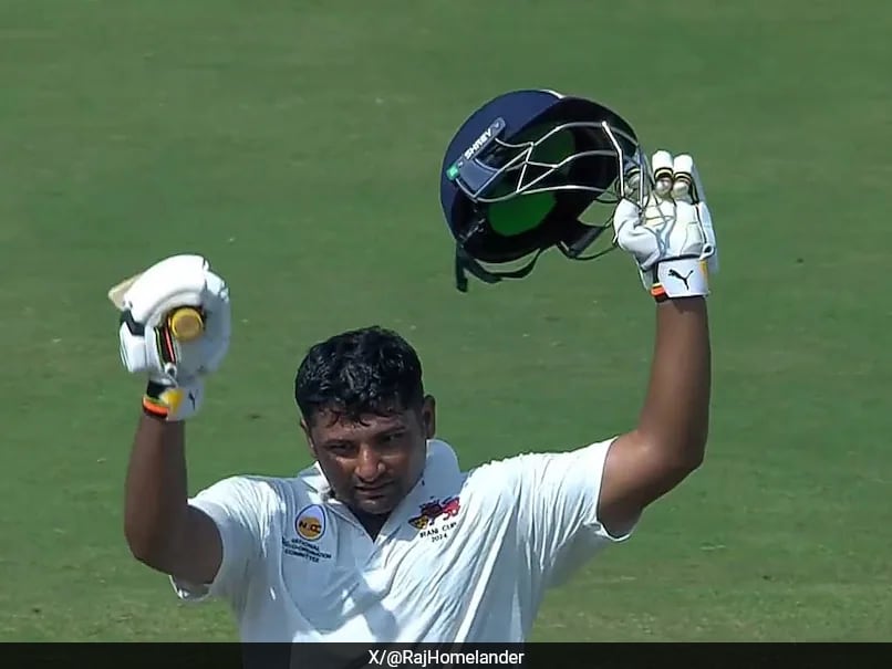 Sarfaraz Khan's Century Sends Message to Indian Team Management