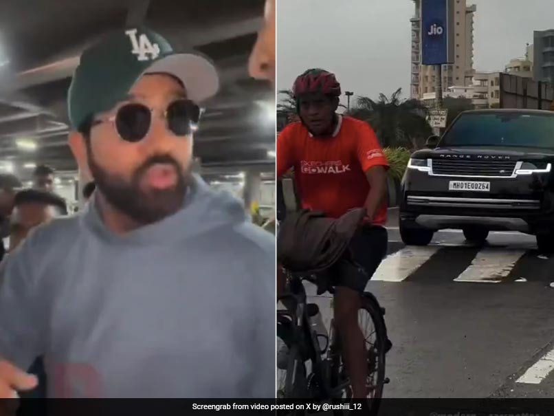 Rohit Sharma Spotted in Mumbai with Car Number Matching His Highest ODI Score