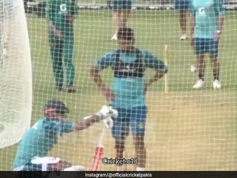 Pakistan Pacer Khurram Shahzad Rattles Babar Azam in Intense Net Session