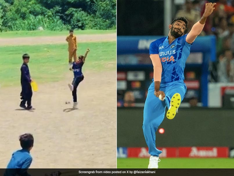 Young Boy Mimics Jasprit Bumrah's Unique Bowling Action, Impresses Wasim Akram