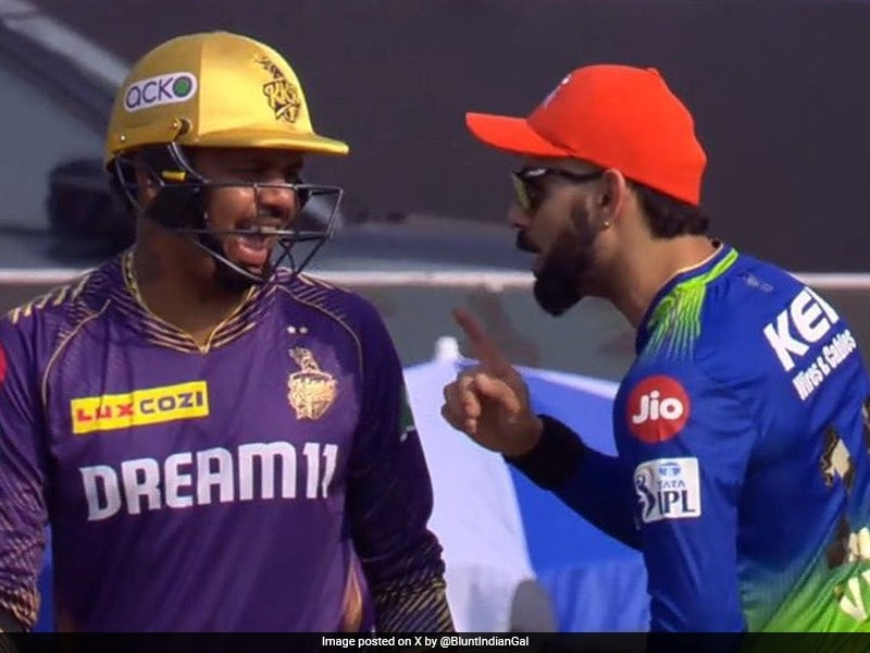 Kohli's Undertaker Taunt Leaves Narine in Stitches