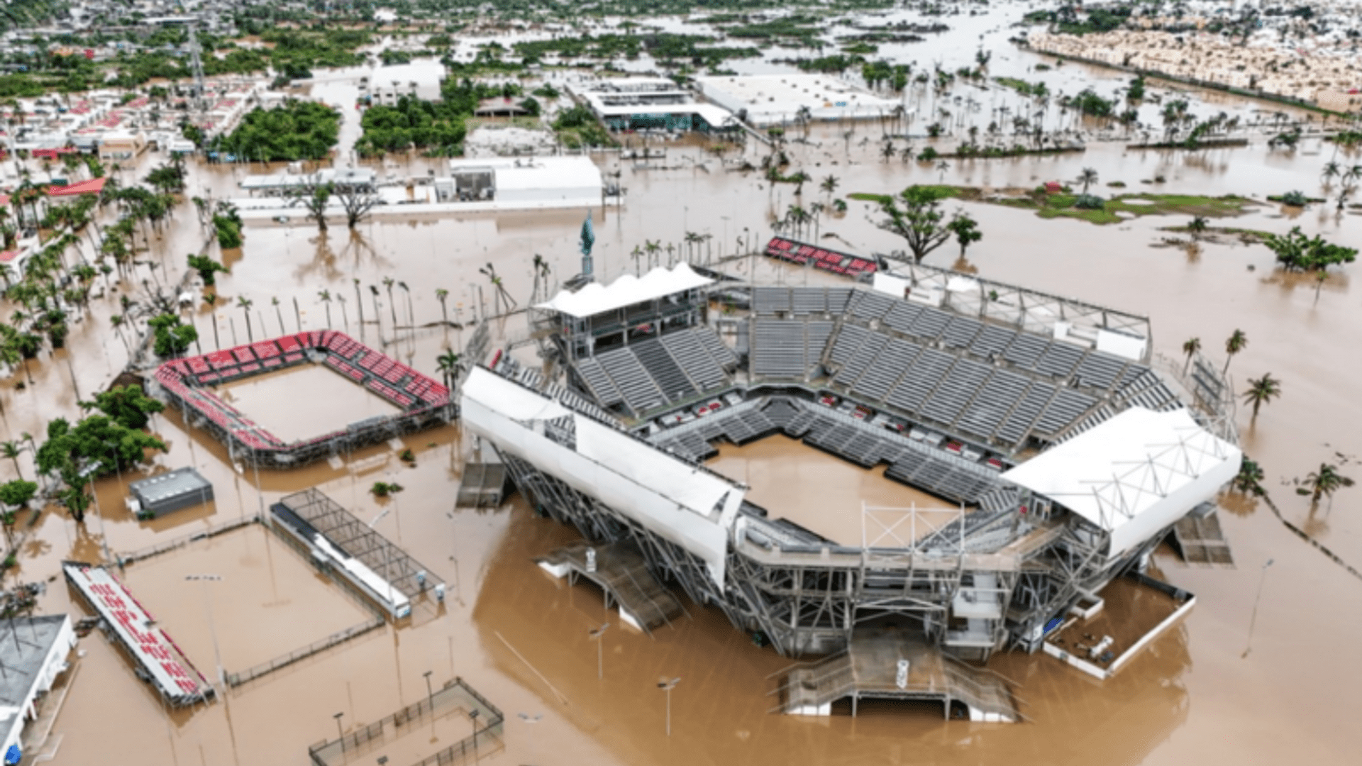 Mexican Open Venue Flooded After Hurricane John's Devastation