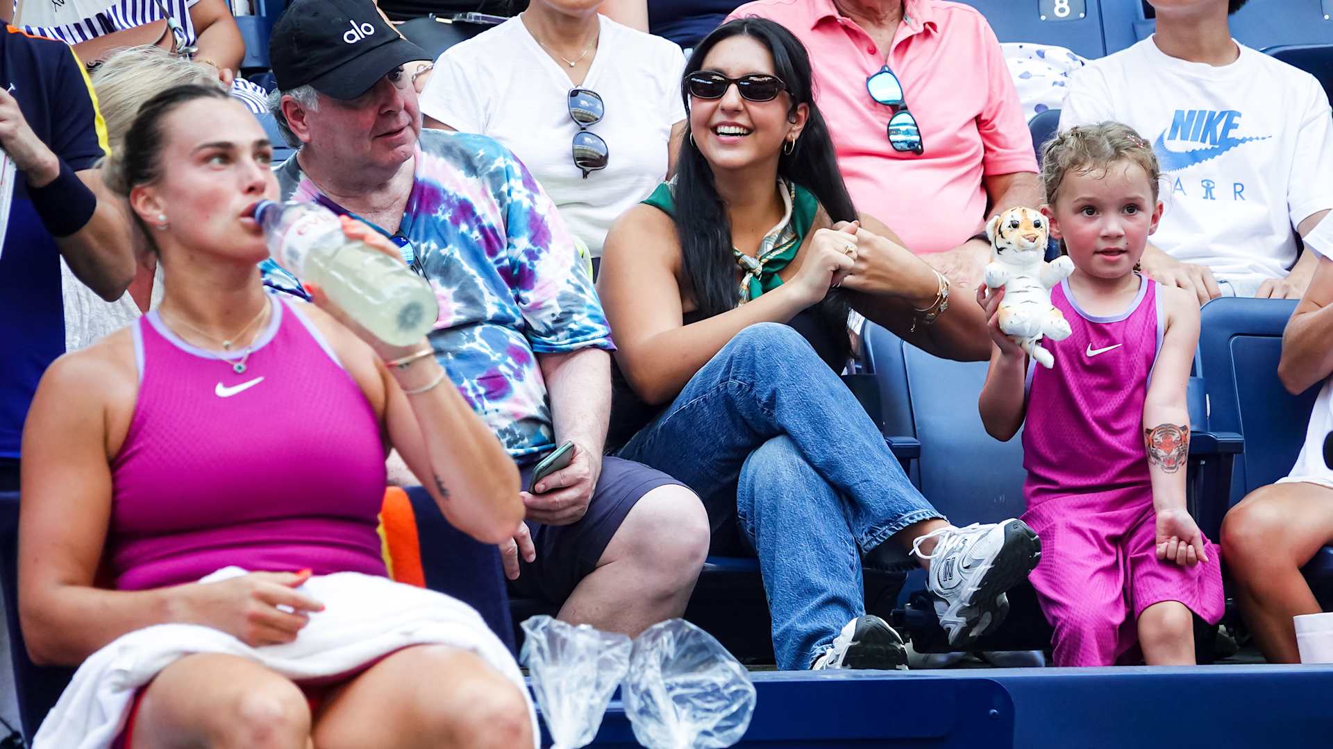 Sabalenka's Heartwarming Moment with Young Fan at US Open