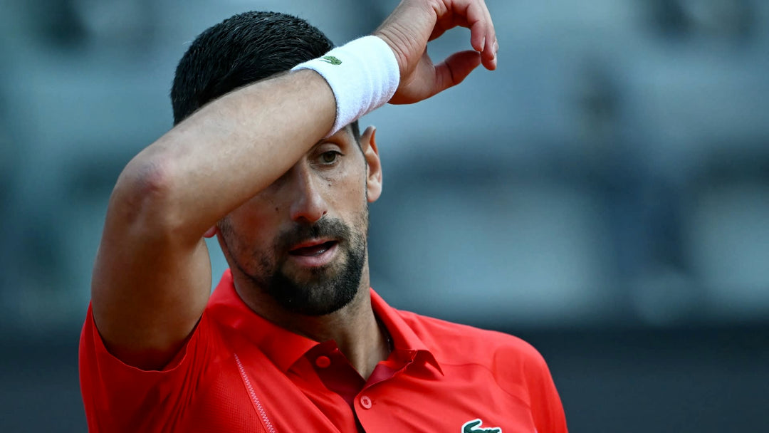 Djokovic Struck by Falling Water Bottle at Rome Masters