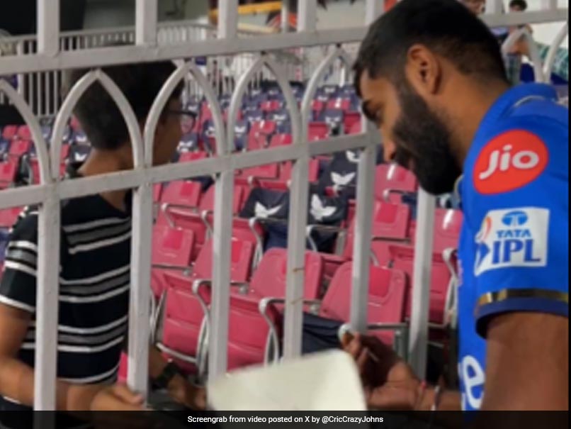 Jasprit Bumrah's Purple Cap Gift to Young Fan Creates Core Memory