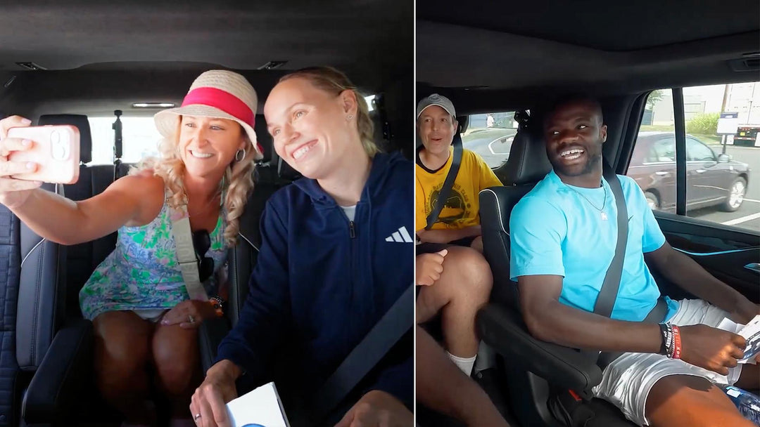 Tennis Stars Tiafoe and Wozniacki Surprise Fans with Quiz Show