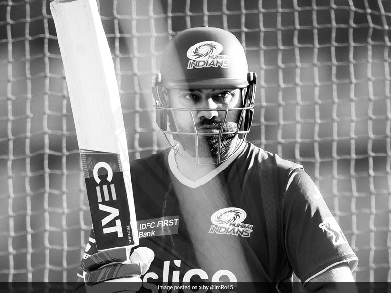 Rohit Sharma Undergoes Customized Training Ahead of IPL Opener