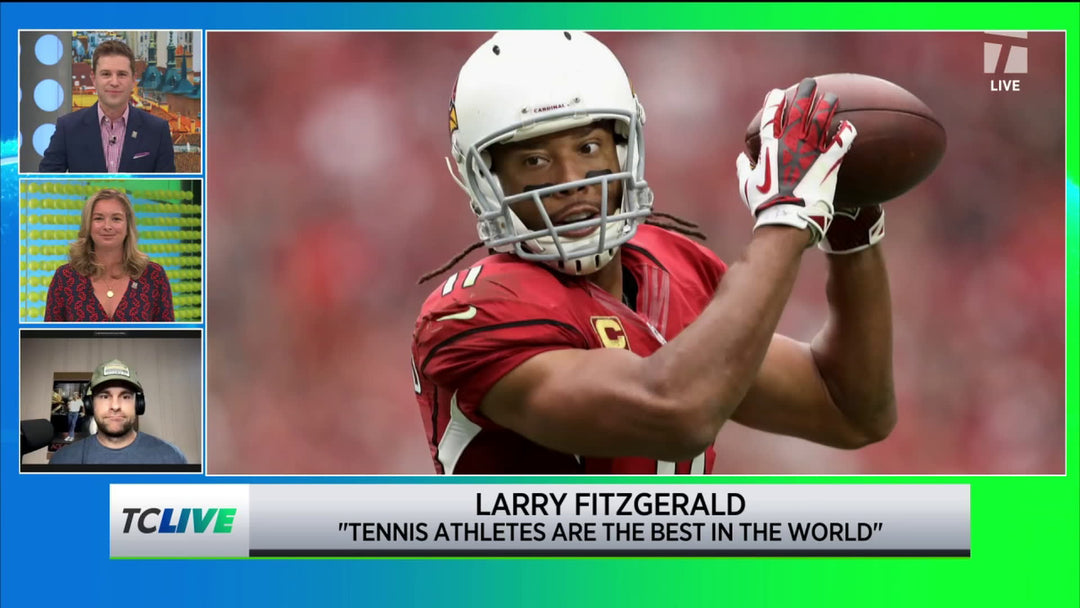 Tennis Athletes Reign Supreme, Declares NFL Legend Larry Fitzgerald