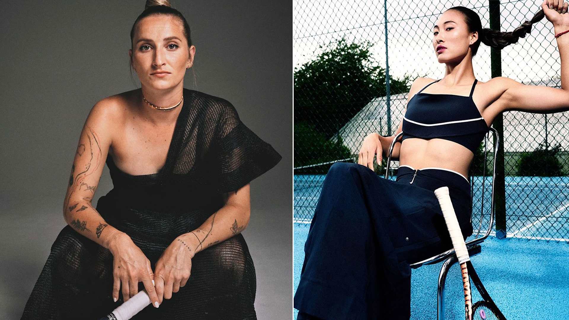 Tennis Stars Vondrousova and Zheng Shine in Fashion Magazines Ahead of Olympics