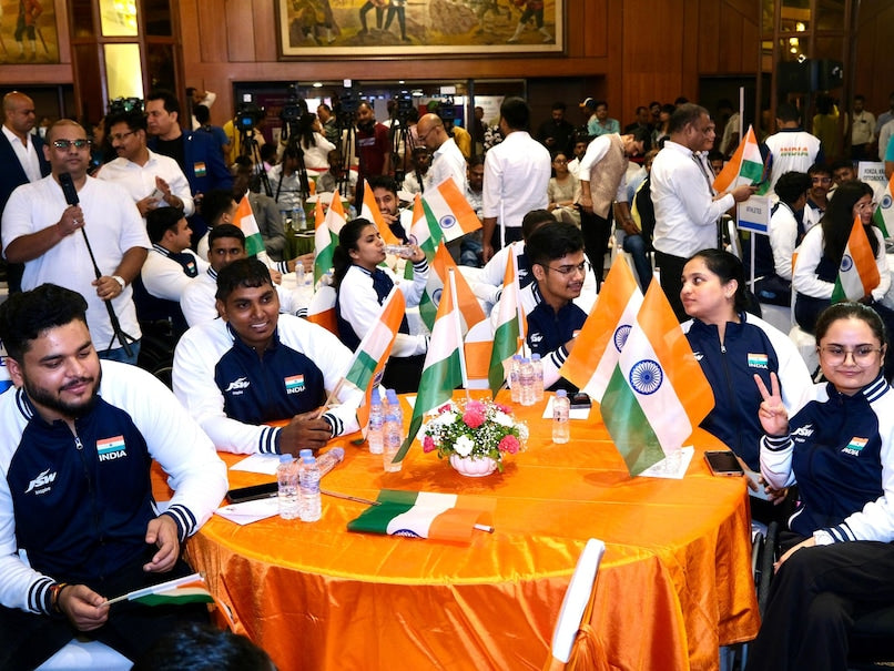 Indian Paralympic Contingent Receives Grand Send-Off for Paris Games