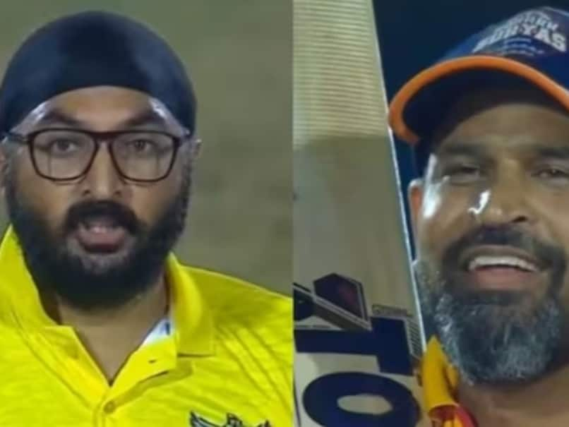 Yusuf Pathan and Monty Panesar Engage in Banter During LLC Match