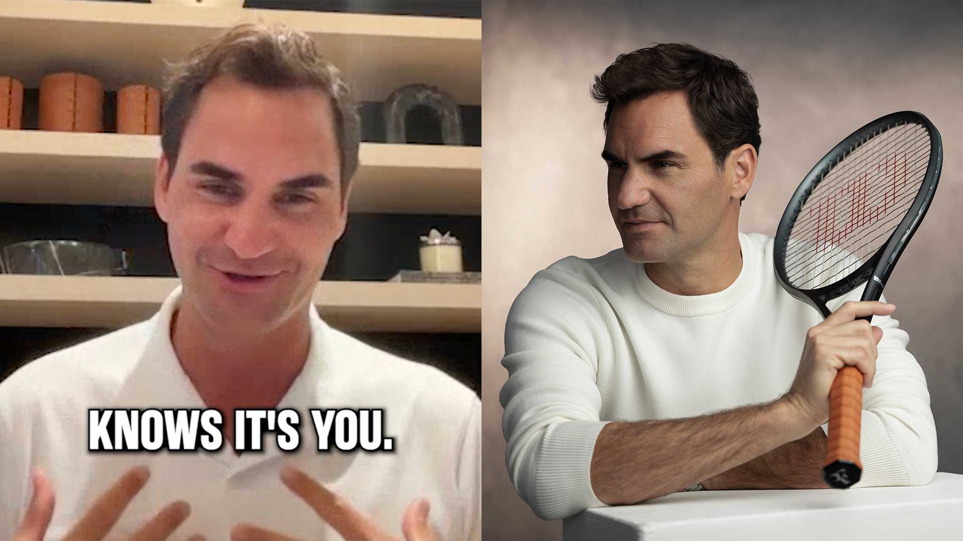 Roger Federer Unveils the Intimate Bond Between Tennis Players and Their Racquets